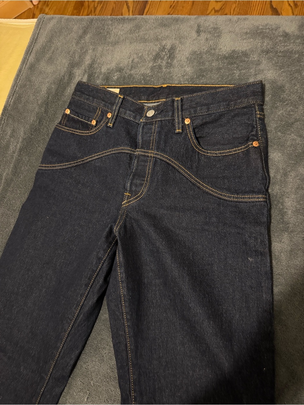 Levi's Women’s Dark Indigo Straight Jeans